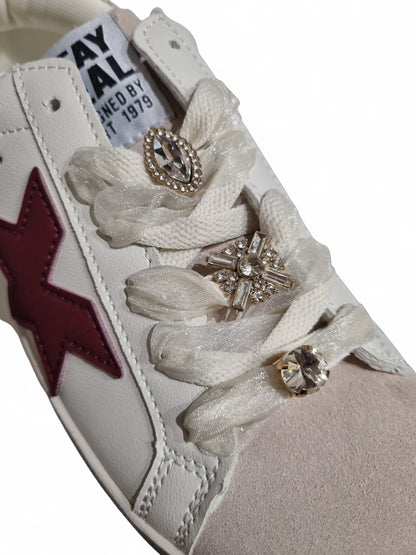 Sneakers Golden Strass | White