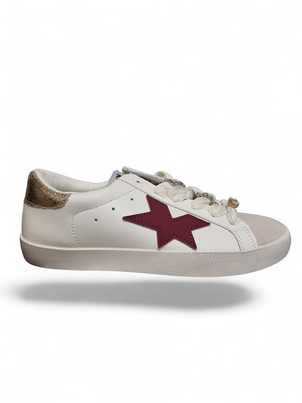 Sneakers Golden Strass | White