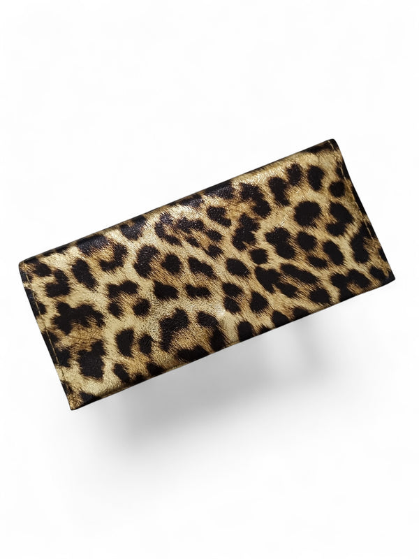 Pochette à bijoux en cuir | Léopard