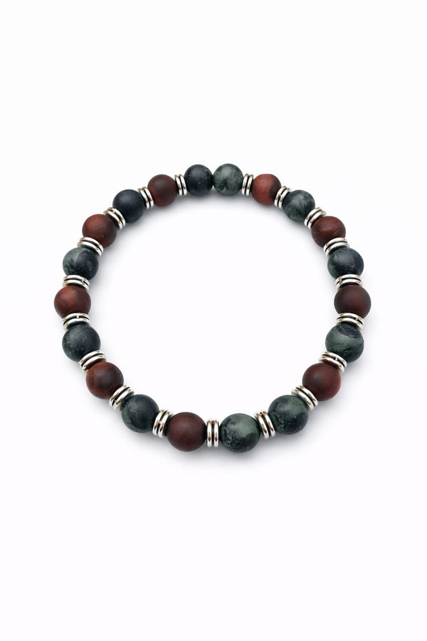 Bracelet pierres naturelles JASPE KAMBABA