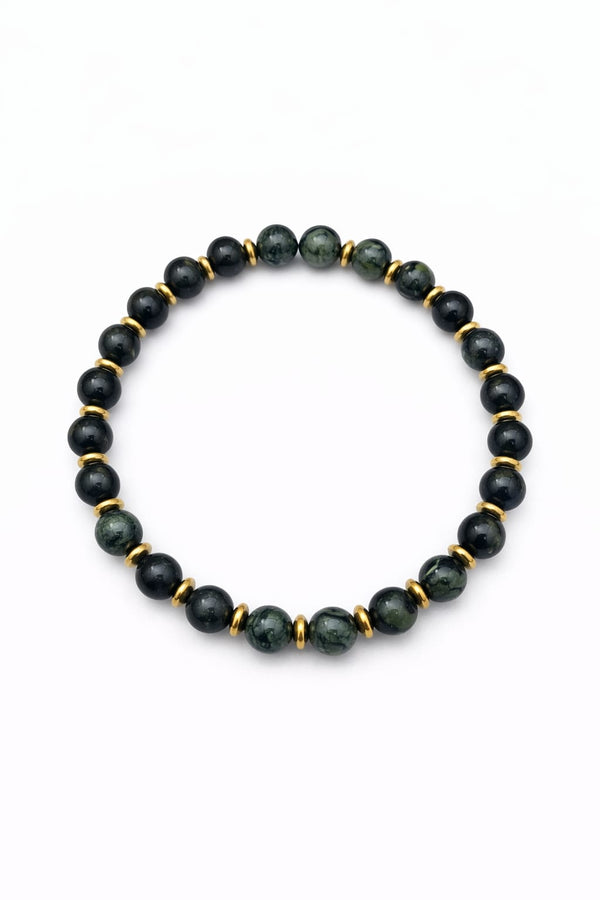 Bracelet pierres naturelles ONYX & JASPE KAMBABA