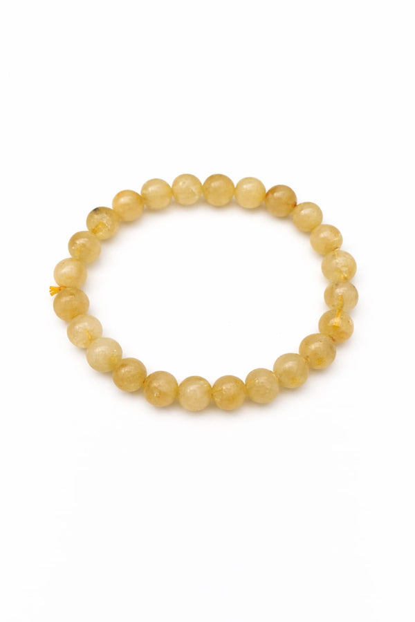Bracelet pierres naturelles QUARTZ JAUNE