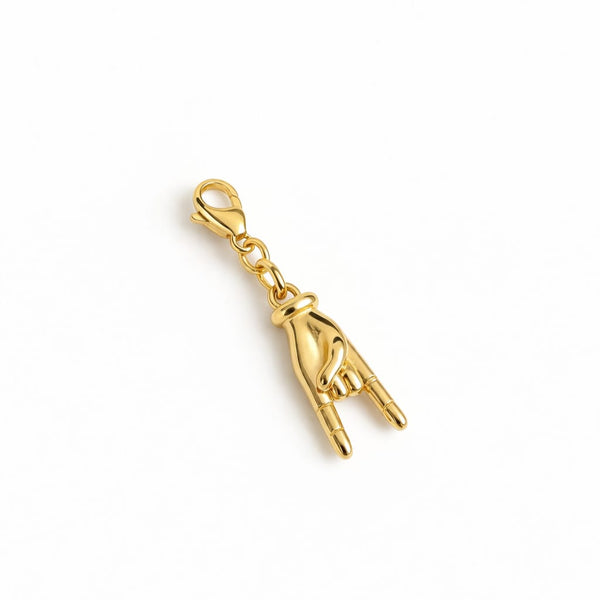 Charm Mano cornuta - doré