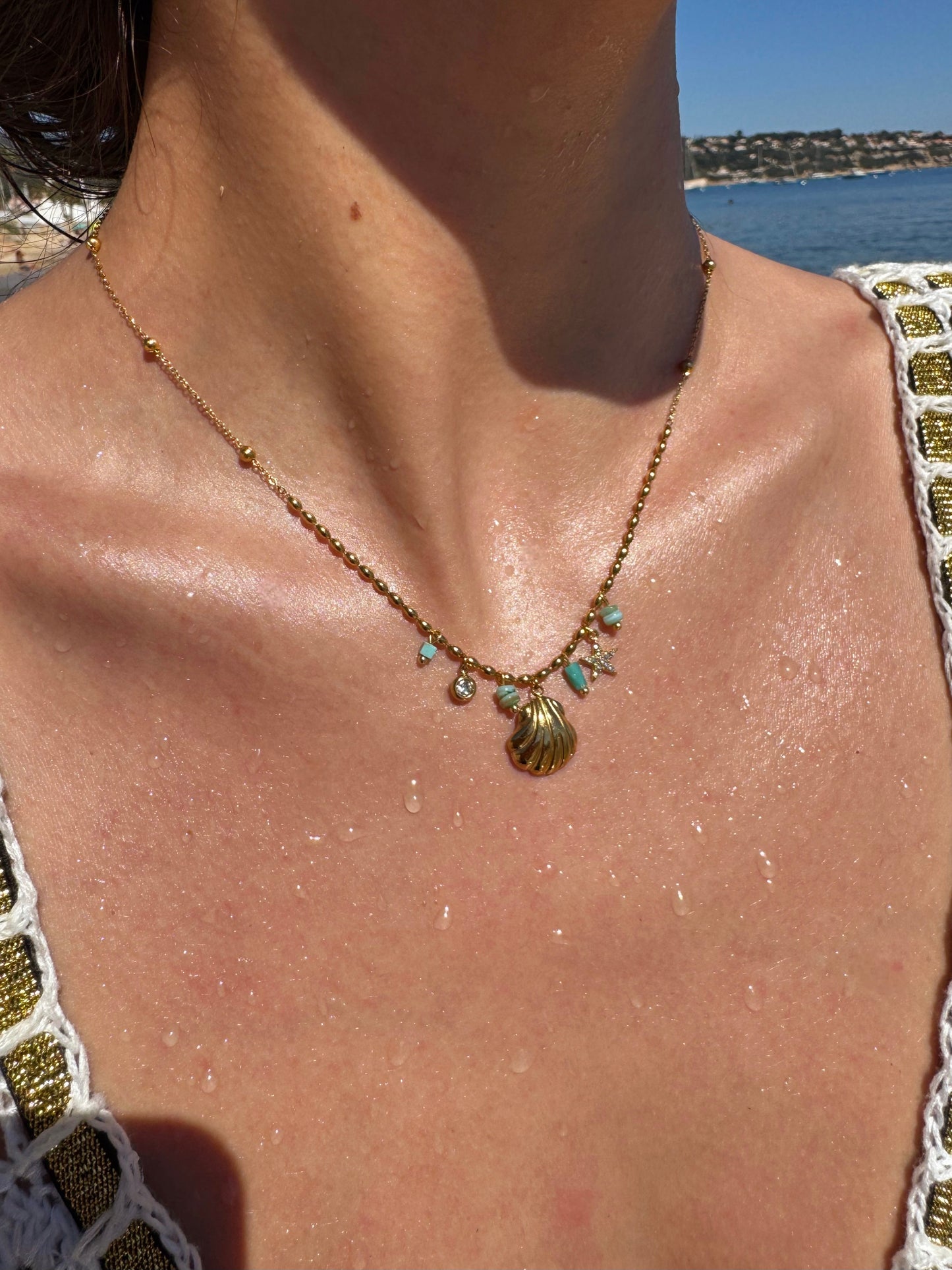 Collier Lagune | Doré