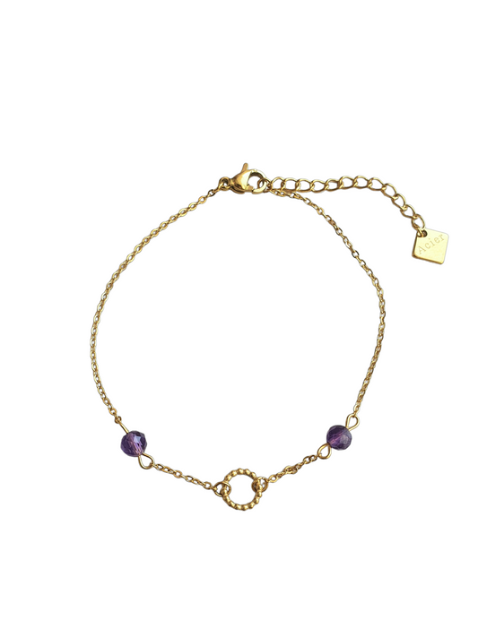 Bracelet DESIR (personnalisable) - doré