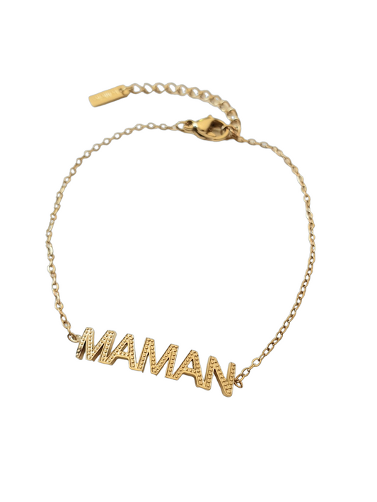 Bracelet MAMAN - doré