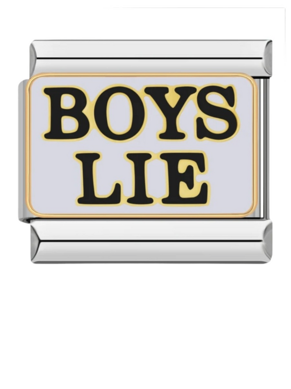 Charm italien BOYS LIE argenté