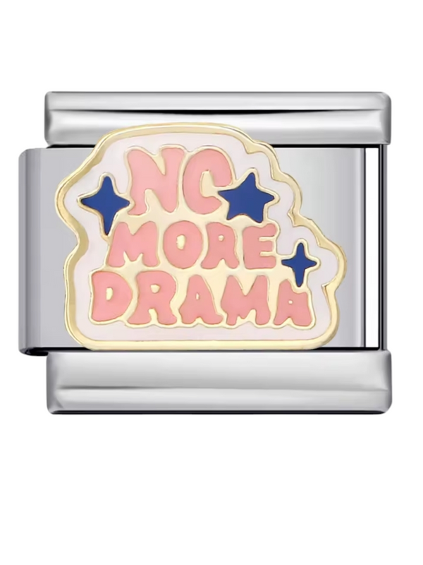Charm italien NO MORE DRAMA argenté