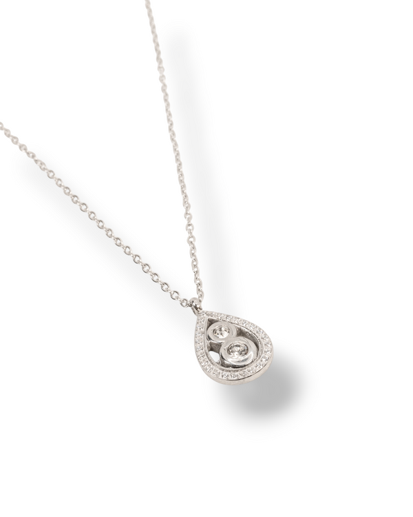 Collier MILLA zircons - argenté