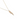 Collier cornicello napoletano zircons - doré