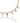 Collier 5 breloques - doré