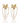 Boucles d'oreilles HAWAI - doré