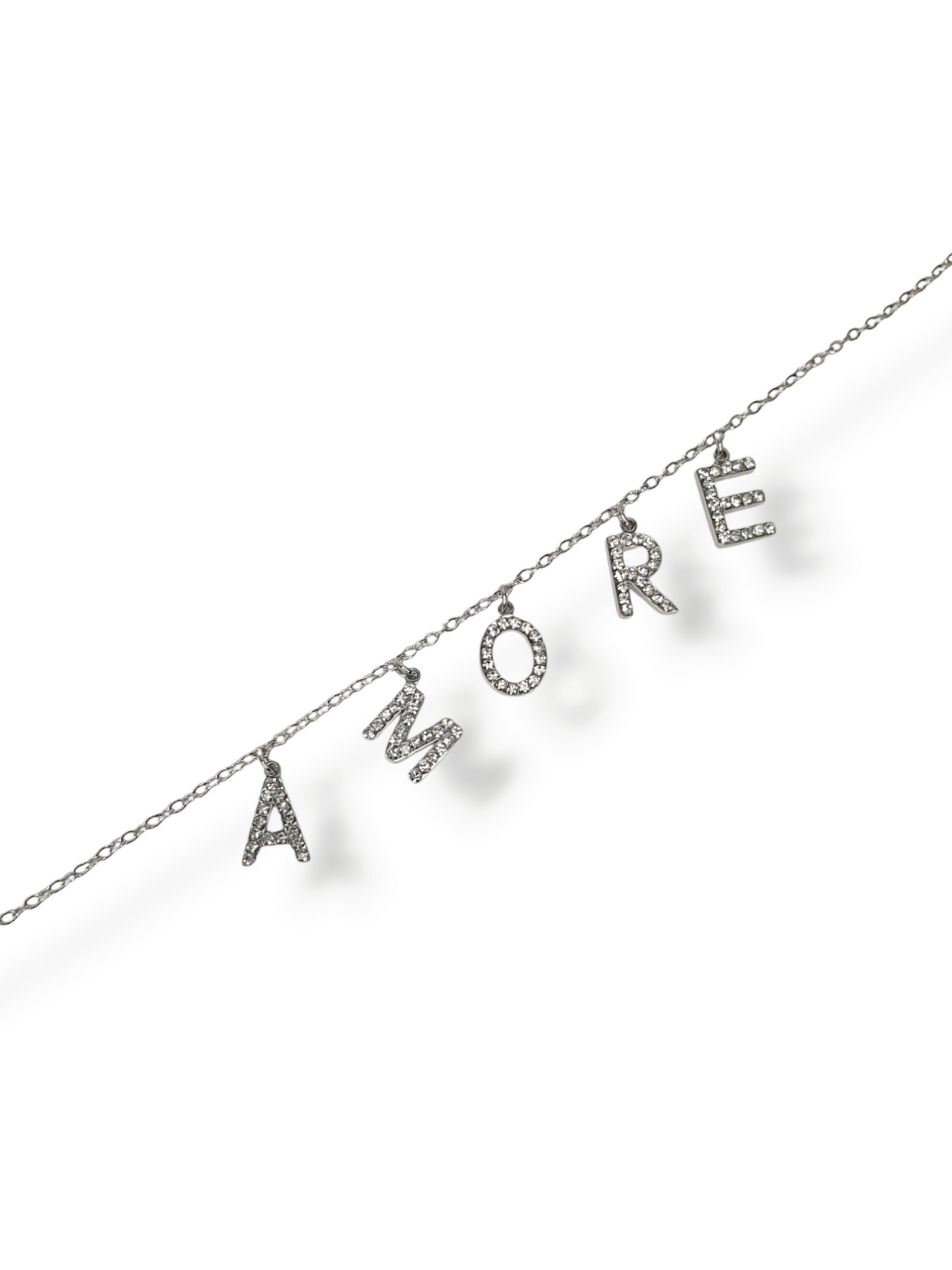 Collier Baby AMORE - zircons/argenté