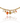 Bracelet breloques Marine | Orange / Doré