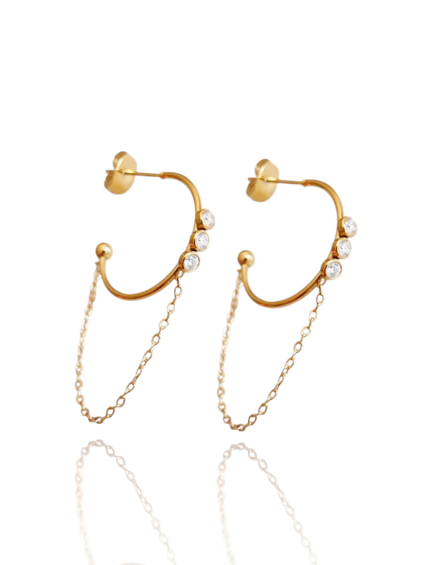 Créoles ouvertes DUCHESSE - doré