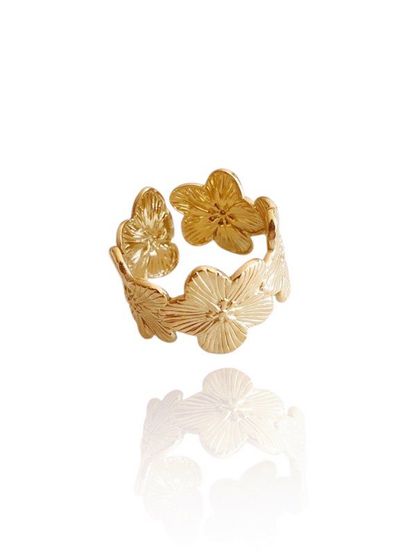 Bague FLOWERS - doré