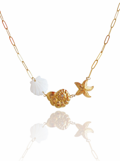 Collier AZURÉE - doré