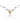 Bracelet cordon & chaînette étoile de mer - doré