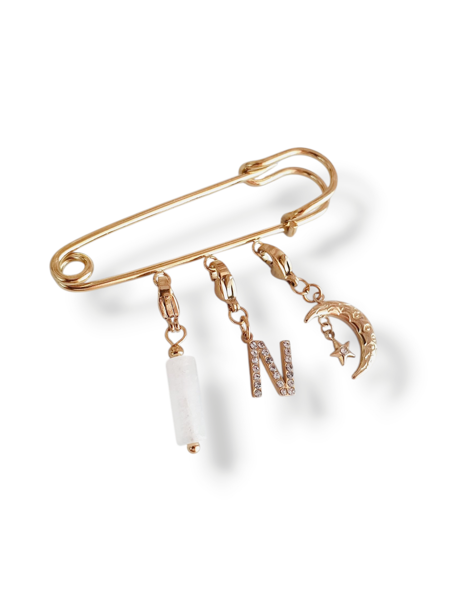Broche personnalisée - doré