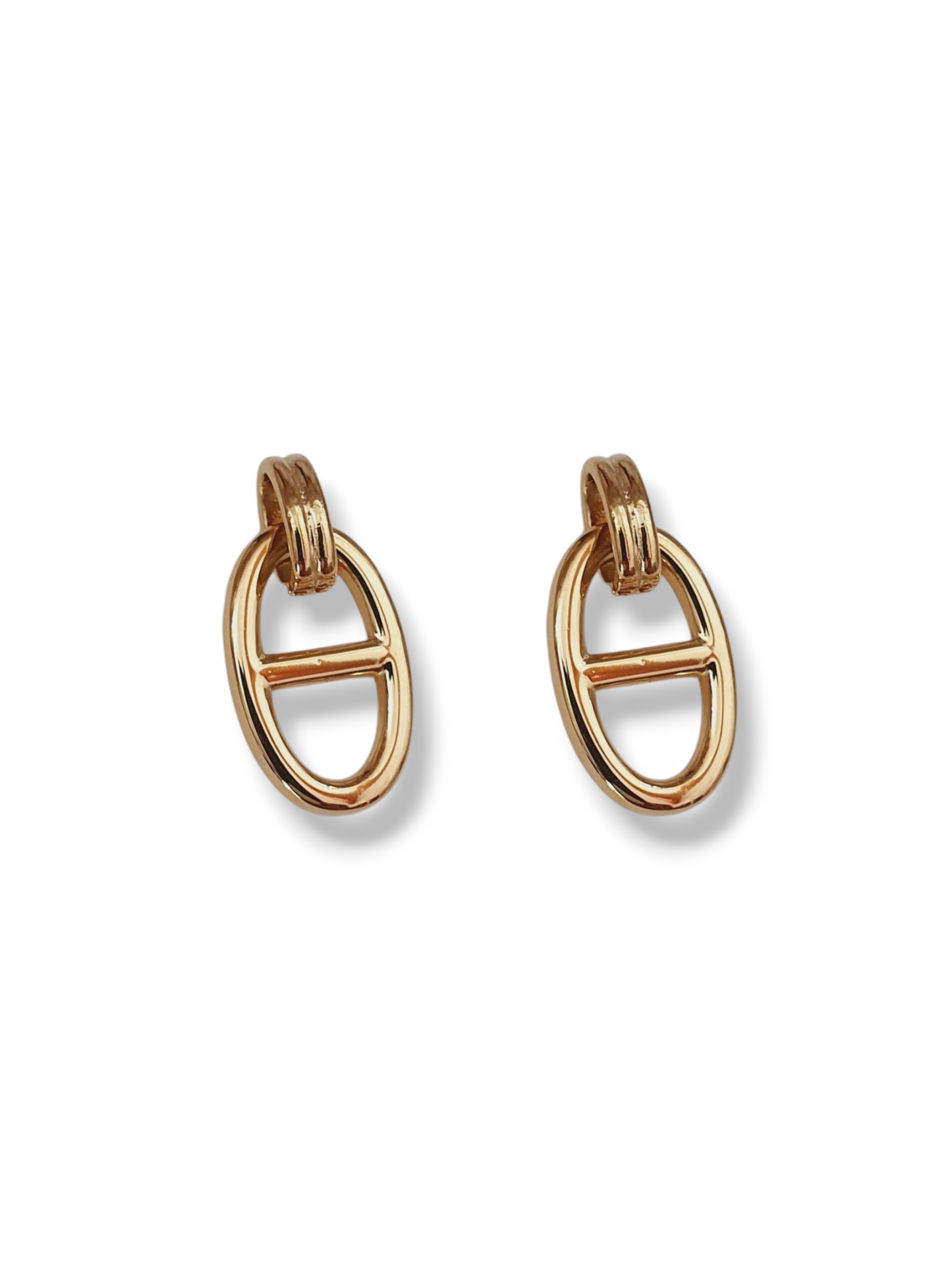 Boucles d’oreilles ovales AGATA - doré