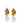 Boucles d'oreilles destockage - doré