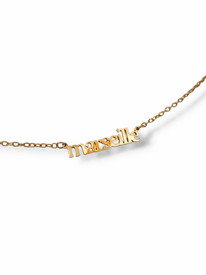 Collier MARSEILLE - doré