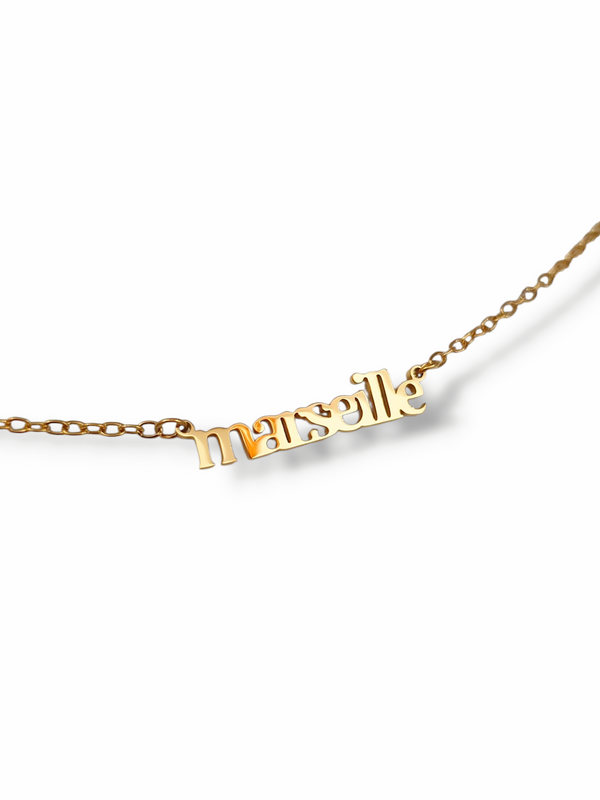 Collier MARSEILLE - doré