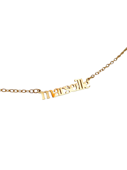 Collier MARSEILLE - doré