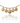 Bracelet multi-médaillons - doré