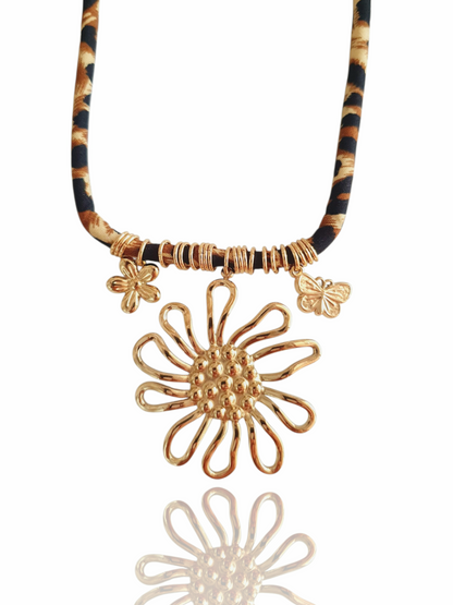 Collier FLOWER - doré