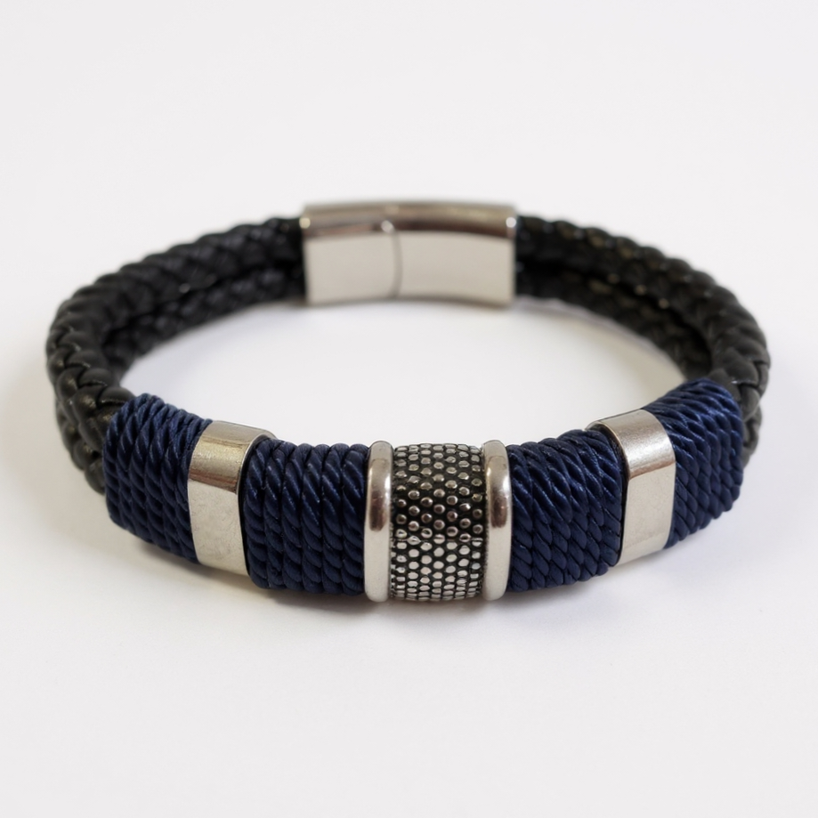 Double bracelet cuir TERAN