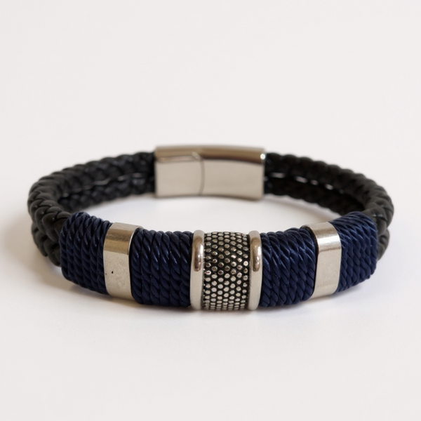 Double bracelet cuir TERAN