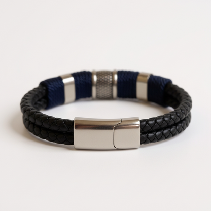 Double bracelet cuir TERAN