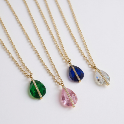 Collier Prisme Cristallin - doré | Blanc Précieux