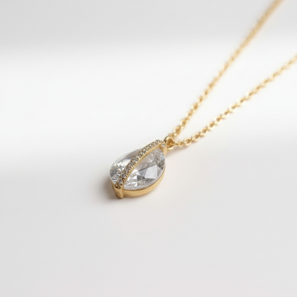 Collier Prisme Cristallin - doré | Blanc Précieux
