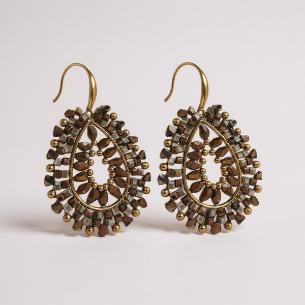 Boucles d'oreilles SORÉA - doré