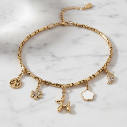 Bracelet KAORYS (personnalisable) - doré