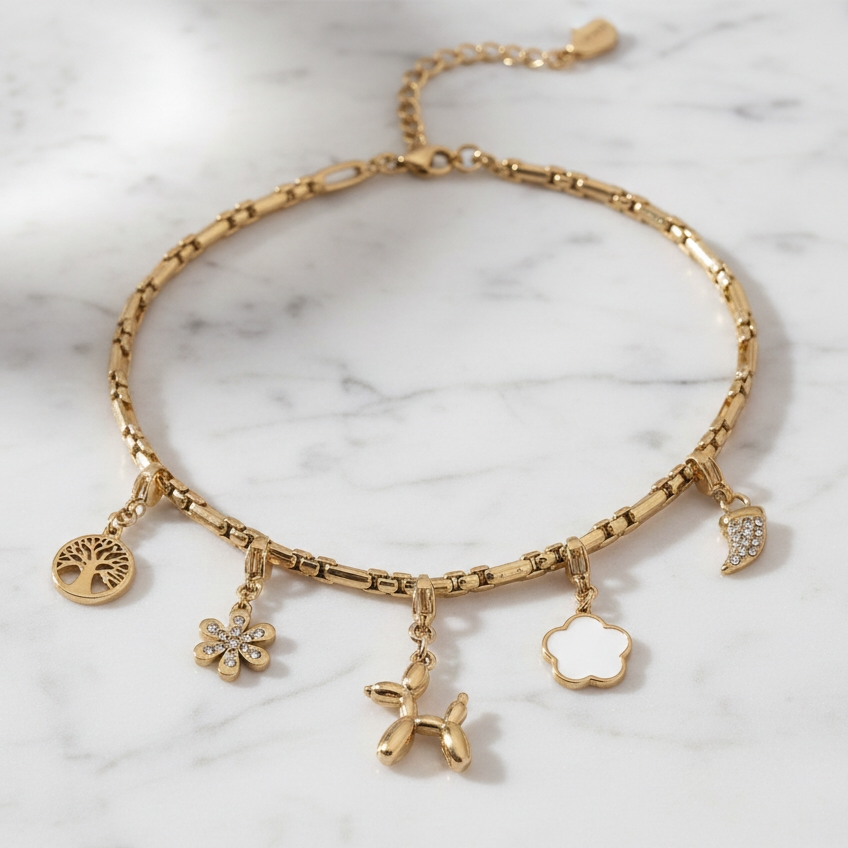 Bracelet KAORYS (personnalisable) - doré