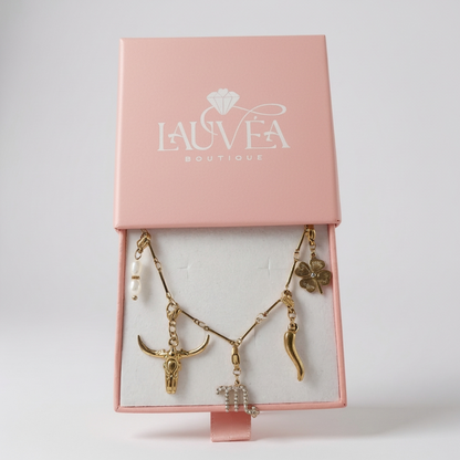 Collier NYSSEA (personnalisable) - doré