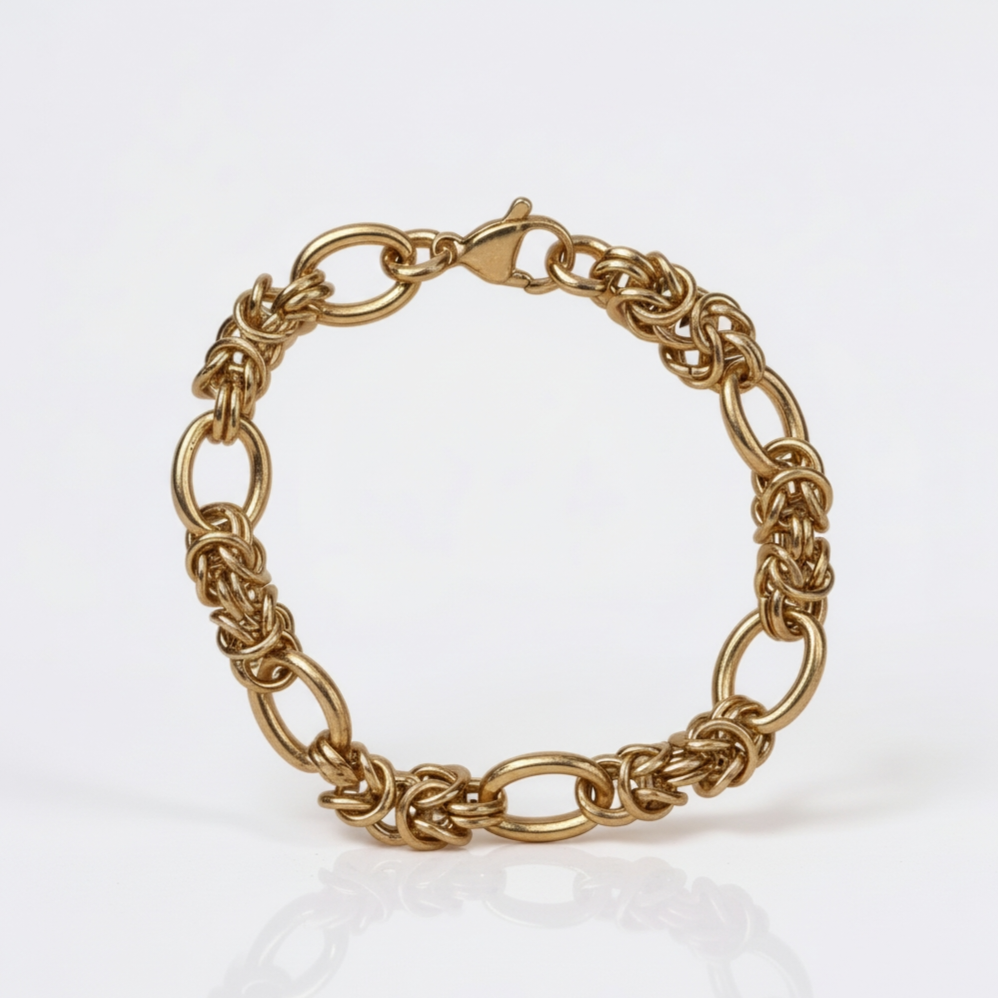 Bracelet OPHELYNE (personnalisable) - doré