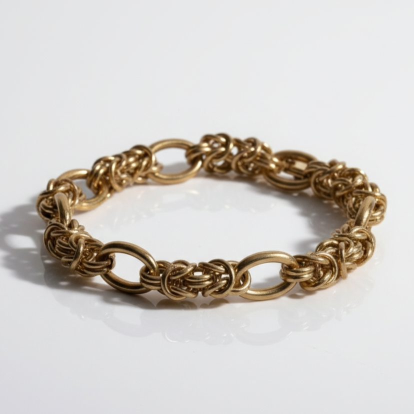 Bracelet OPHELYNE (personnalisable) - doré