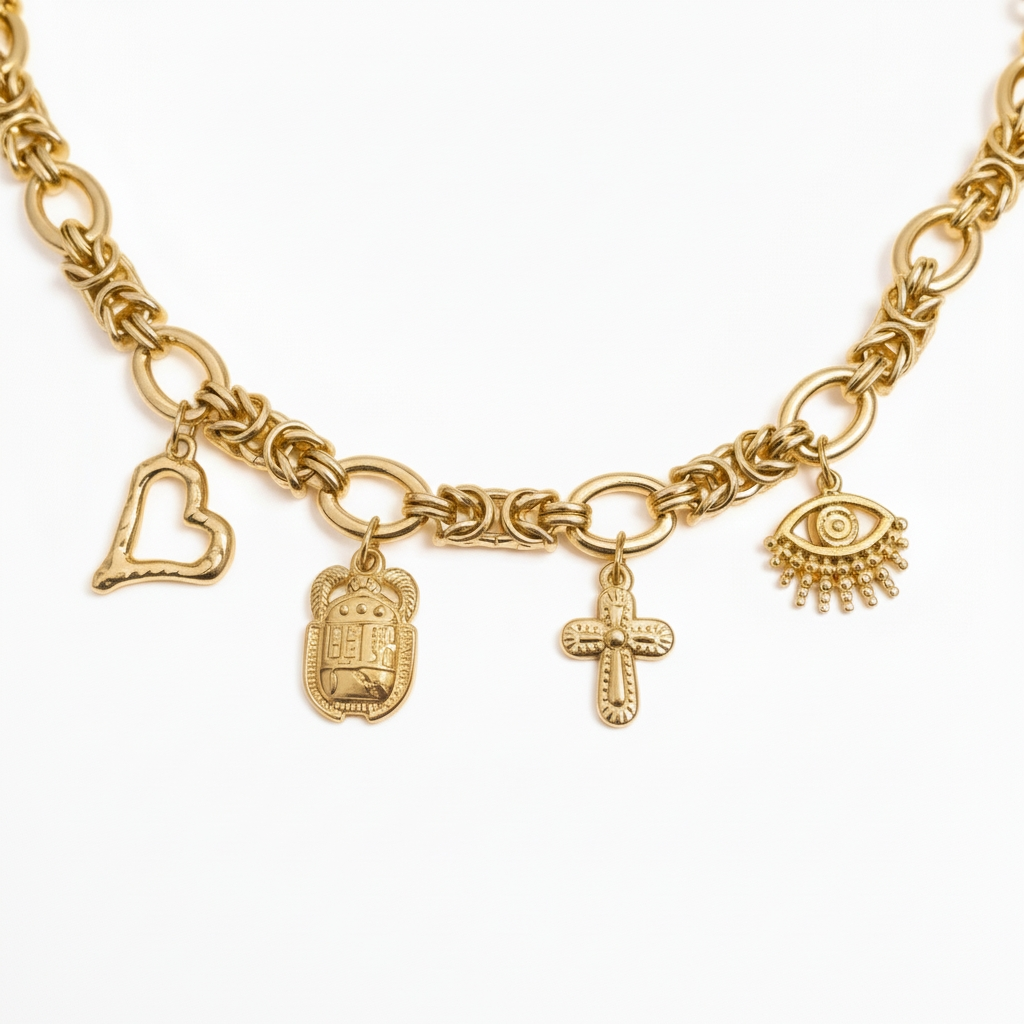 Bracelet OPHELYNE (personnalisable) - doré