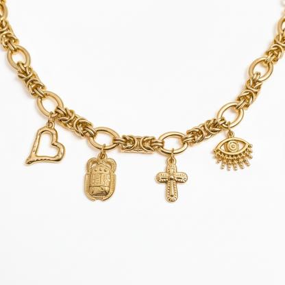 Bracelet OPHELYNE (personnalisable) - doré