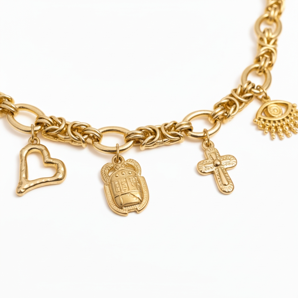 Bracelet OPHELYNE (personnalisable) - doré