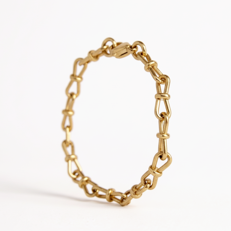 Bracelet ZALYRA (personnalisable) - doré