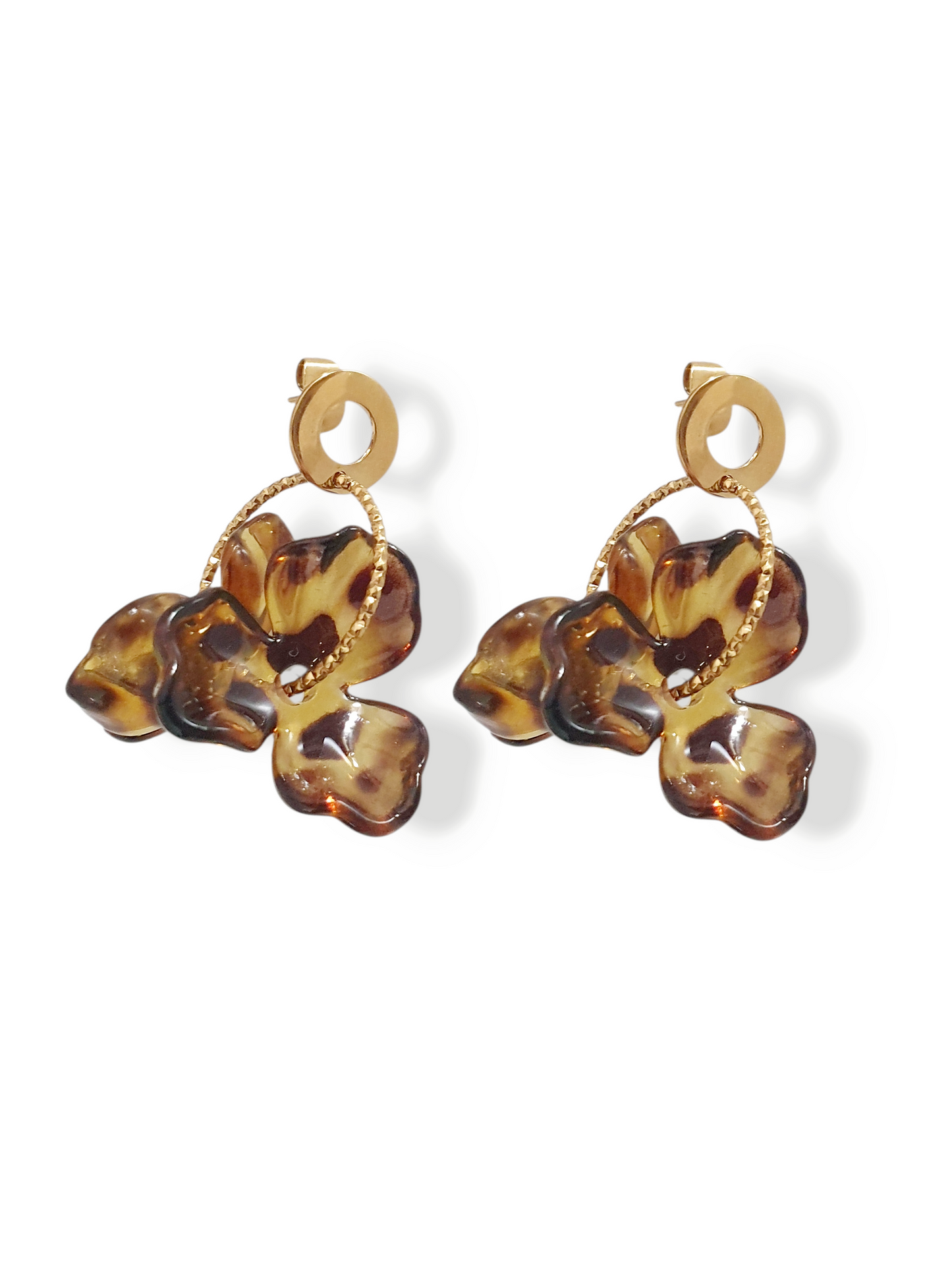 Boucles d’oreilles AMBRE – doré