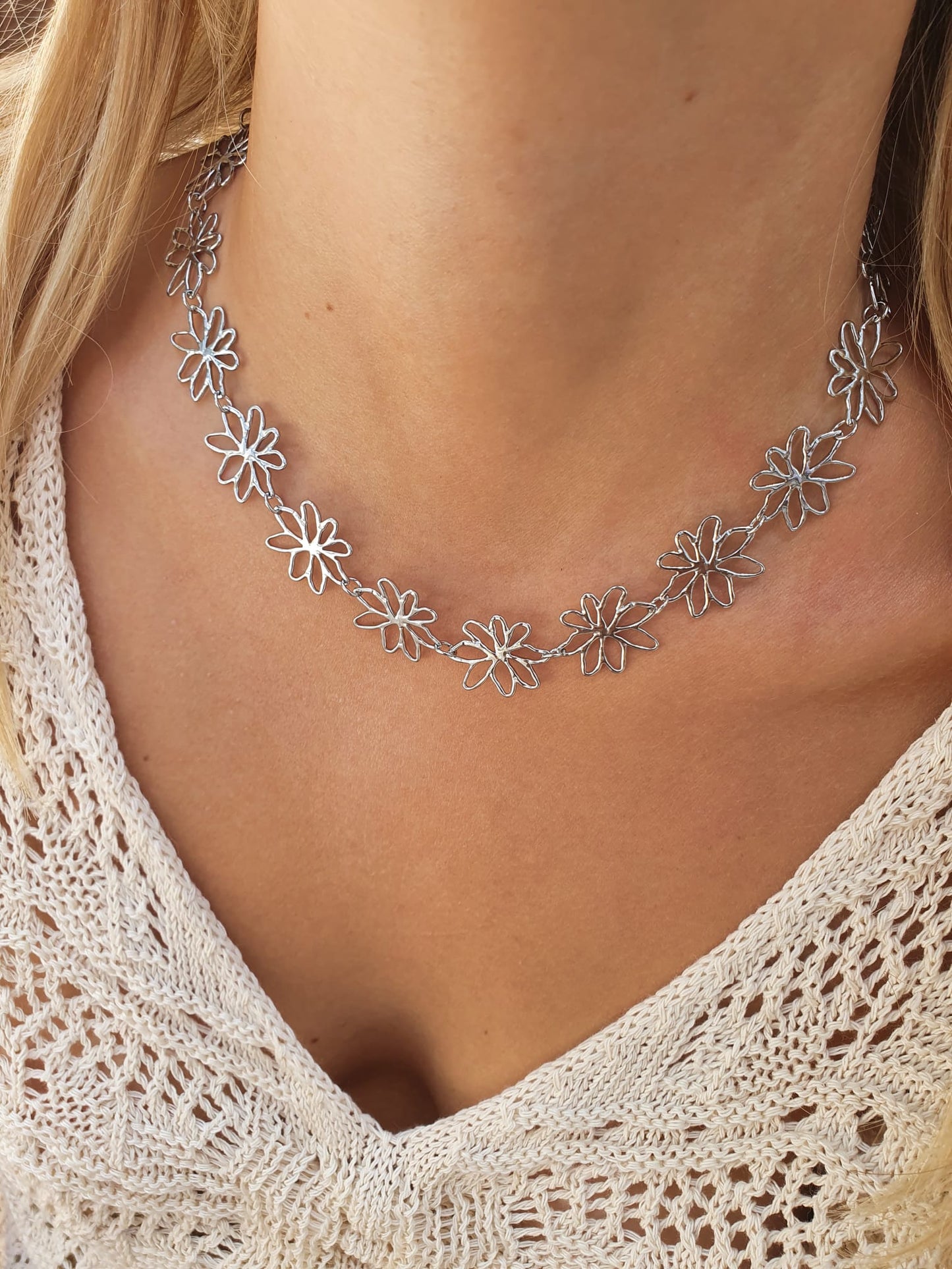 Collier Baby FIORITA - argenté