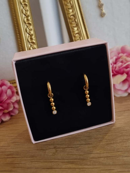 Boucles d'oreilles MILA - doré