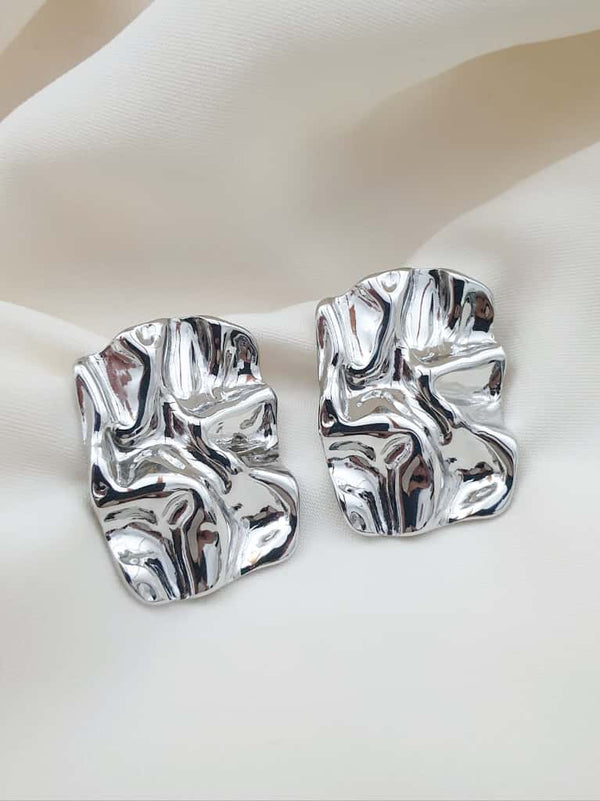 Boucles d'oreilles RHEA - argenté