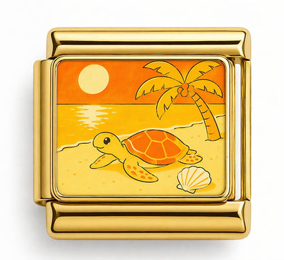 Charm italien tortue & plage
